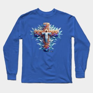 Cross of Angels and Faith by focusln Long Sleeve T-Shirt